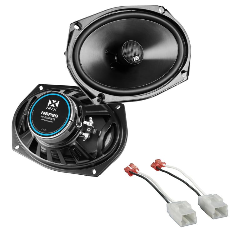 NVX Front N-Series Speaker Upgrade Kit for 2015-2023 Dodge Charger Image 1