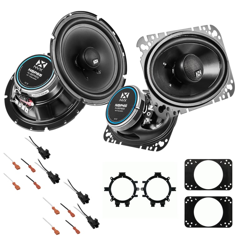 NVX Complete N-Series Speaker Upgrade Kit for 2003-2006 Silverado 2500 HD Image 1