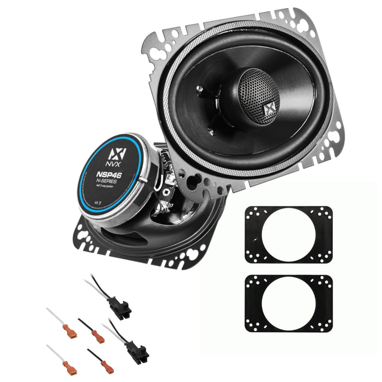 NVX Rear N-Series Speaker Upgrade Kit for 2003-2006 Chevy Silverado 2500 HD Image 1