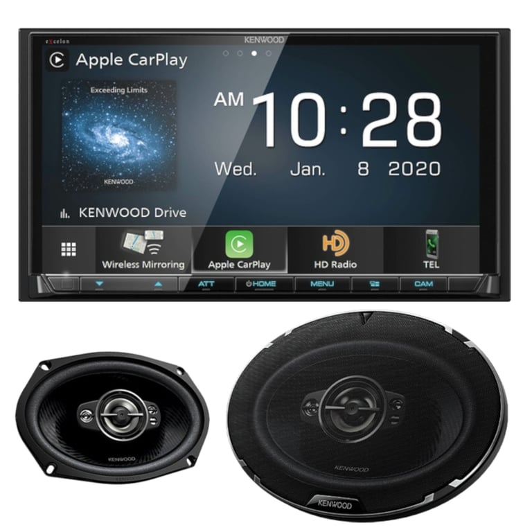 Kenwood eXcelon DMX908S with 6x9" KFC-6998RS Image 1