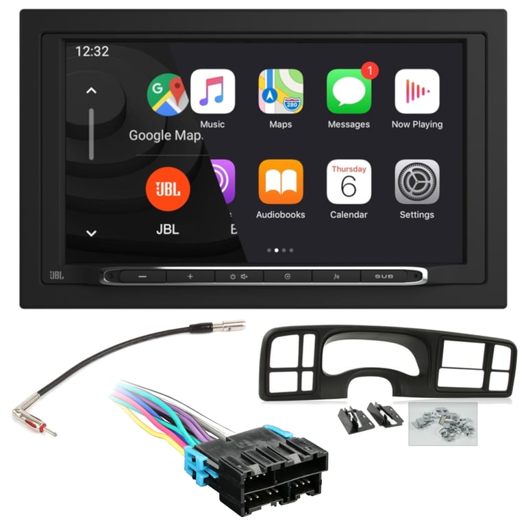 1999-2006 Chevrolet Silverado 1500 JBL Double DIN Wireless Car Stereo Upgrade Image 1