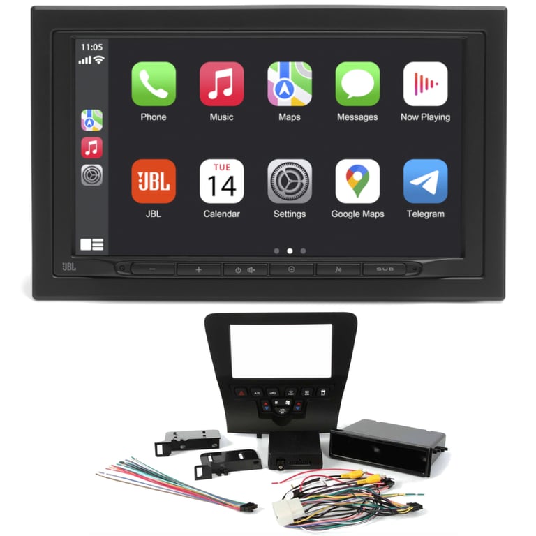 2011-2023 Dodge Charger JBL Double DIN Wireless Car Stereo Upgrade Image 1
