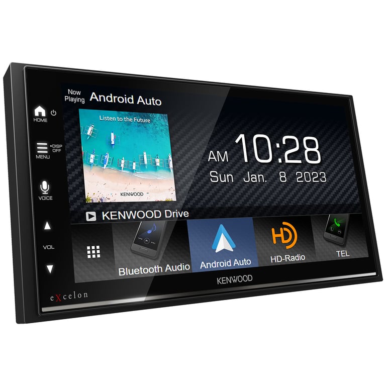2014-2018 Chevrolet Silverado Kenwood Double DIN Bluetooth Car Stereo Upgrade Image 11