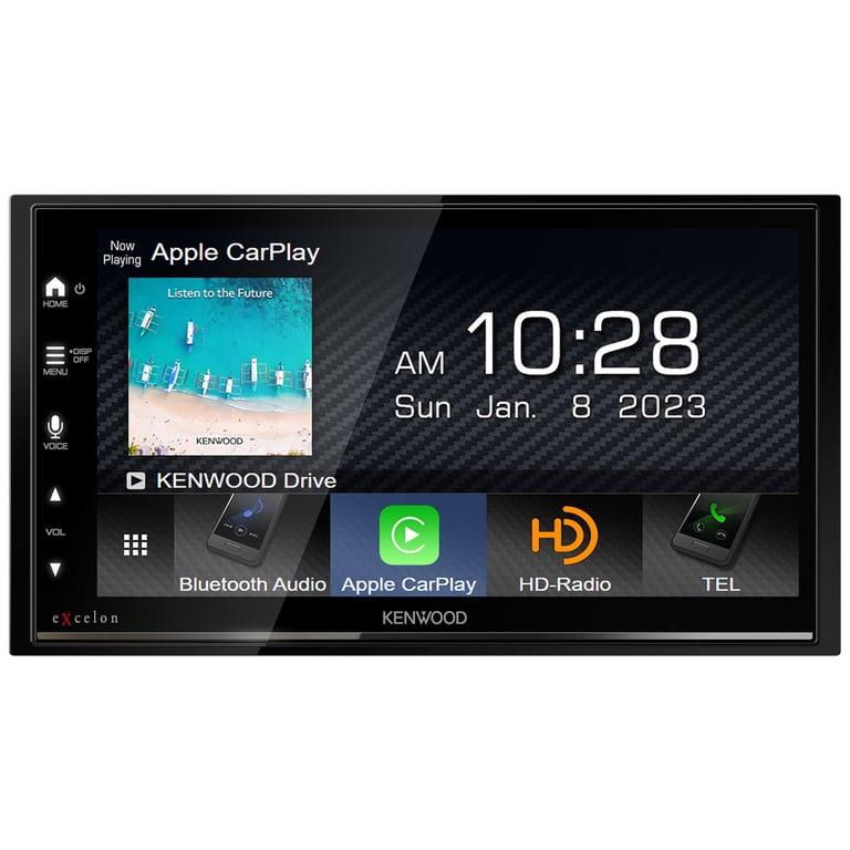 2002-2008 Dodge Ram 1500 Kenwood Double DIN Bluetooth Car Stereo Upgrade Image 7