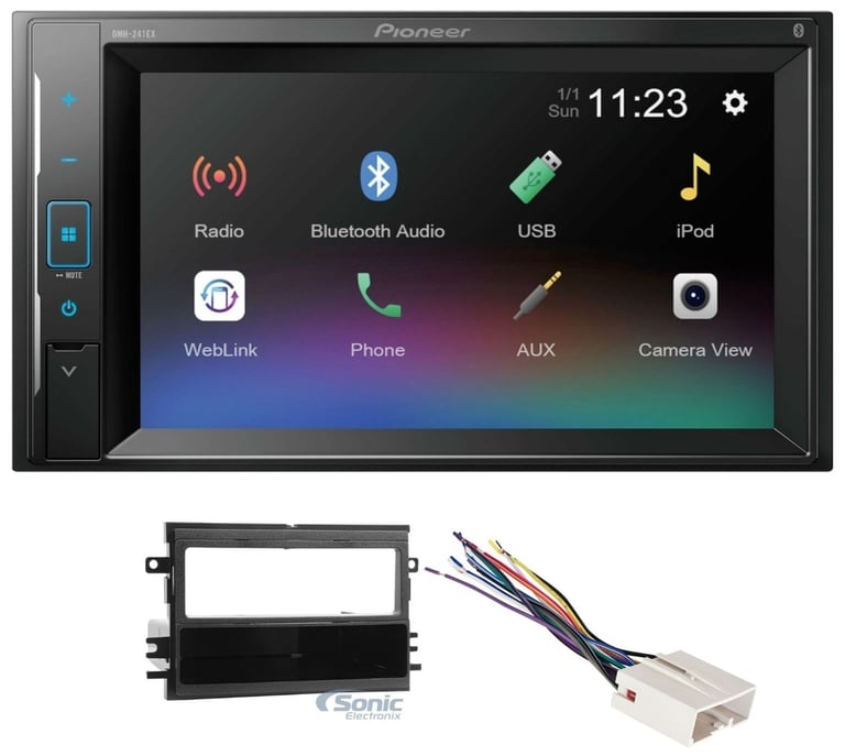 2004-2008 Ford F-150 Pioneer Double DIN Bluetooth Car Stereo Upgrade Image 1