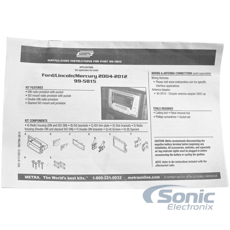 2004-2008 Ford F-150 Pioneer Double DIN Bluetooth Car Stereo Upgrade Image 14