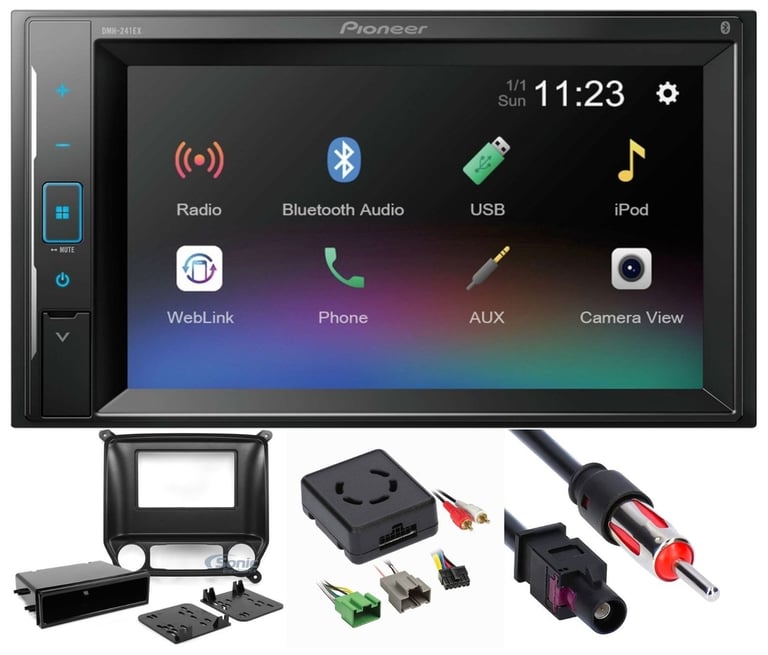 2014-2018 Chevrolet Silverado Pioneer Double DIN Bluetooth Car Stereo Upgrade Image 1