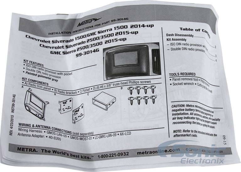 2014-2018 Chevrolet Silverado Pioneer Double DIN Bluetooth Car Stereo Upgrade Image 13