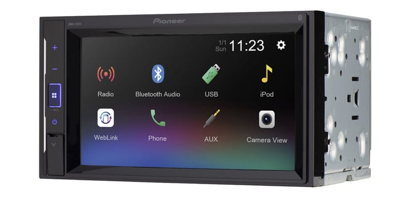 2009-2012 Dodge Ram 1500 Pioneer Double DIN Bluetooth Car Stereo Upgrade Image 5