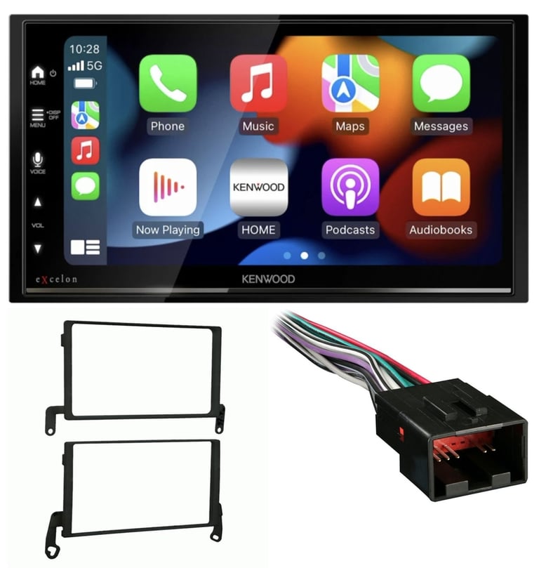 1999-2004 Ford F-150 Kenwood Double DIN Bluetooth Car Stereo Upgrade Image 1