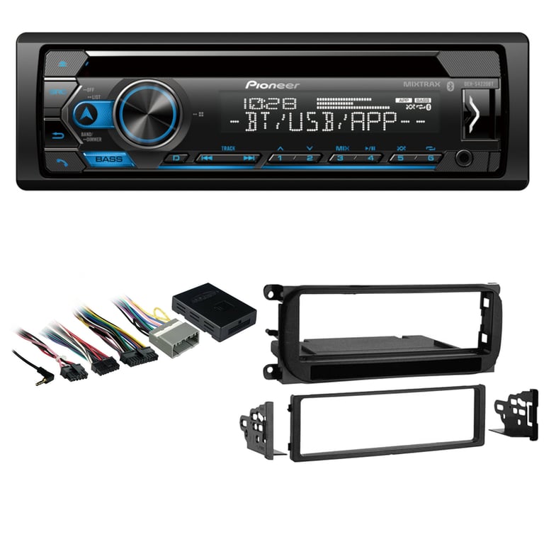 2002-2005 Dodge RAM1500 Single DIN CD w/ Bluetooth Car Stereo Upgrade | Pioneer Image 1