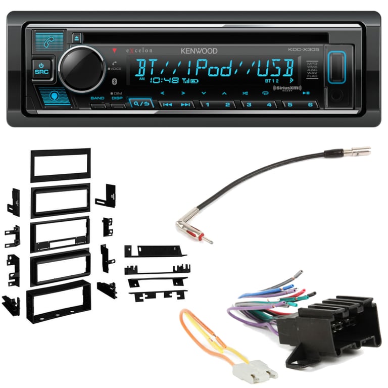 1984-1989 Chevy Corvette Single DIN CD w/ Bluetooth Car Stereo Upgrade | Kenwood Image 1