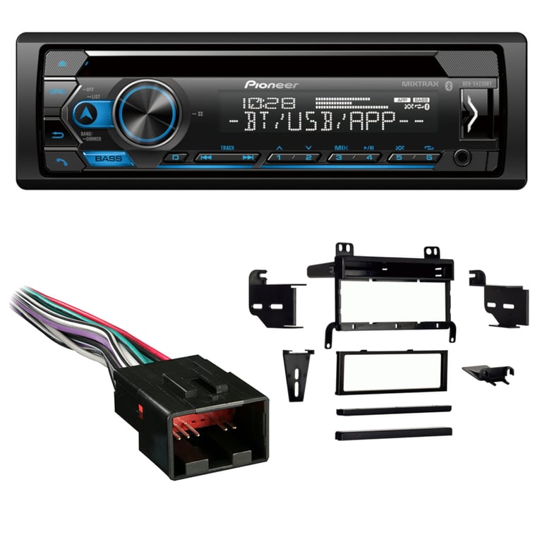 2001-2003 Ford Mustang Single DIN CD w/ Bluetooth Car Stereo Upgrade | Pioneer Image 1