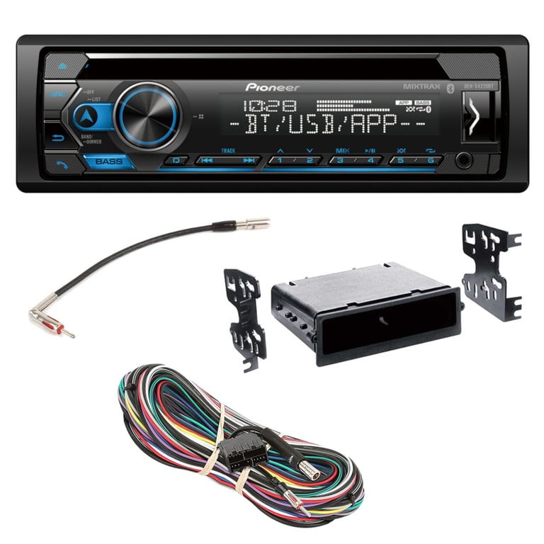 1990-1996 Chevy Corvette Single DIN CD w/ Bluetooth Car Stereo Upgrade | Pioneer Image 1