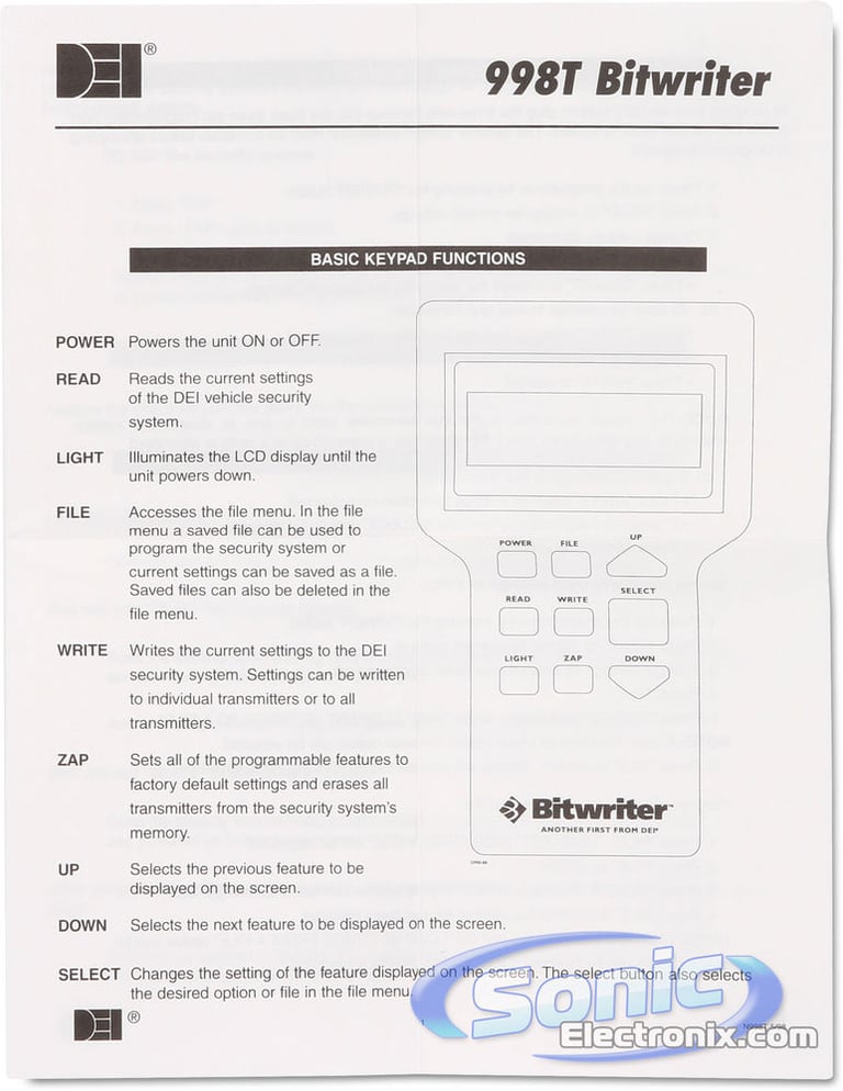 Directed 998T Bitwriter Programmer Image 5
