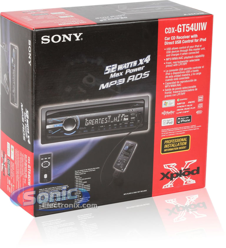 Sony CDX-GT54UIW Image 8