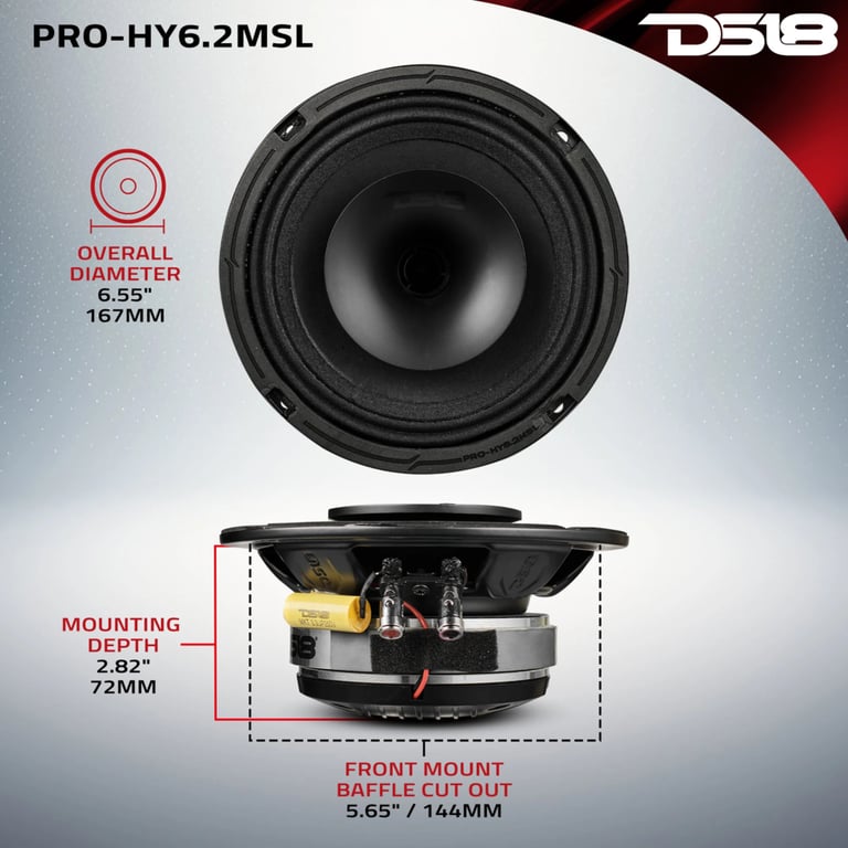 DS18 PRO-HY6.2MSL (Sold Individually) (Open Box, Great) Image 8