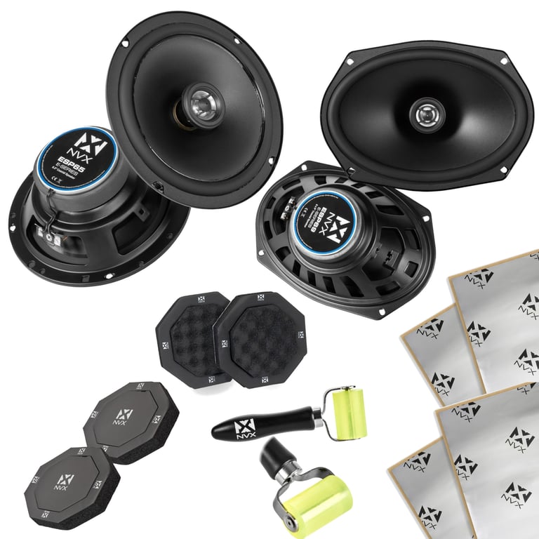 NVX 6.5" & 6x9" E-Series Speaker with Installation Kit Image 1