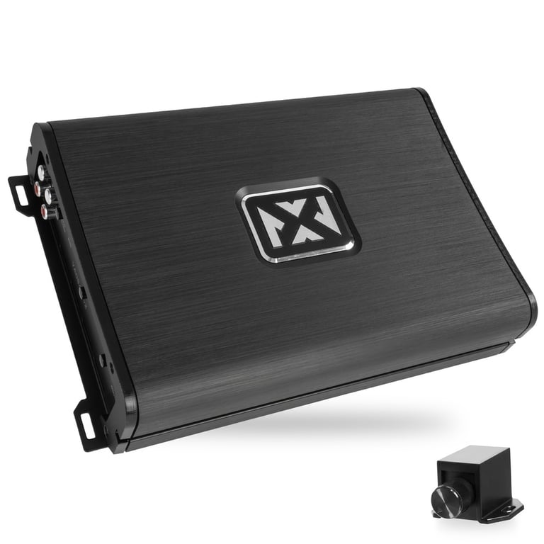 NVX VAD8402 Amplifier + (2) Kicker 8" Square Subwoofers + Belva Amp Kit Image 2