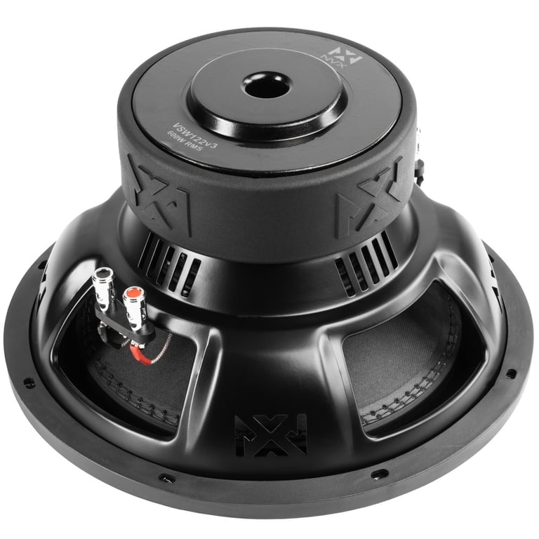 (2) 12" NVX VSW122V3 Subwoofers + Kicker CX1200.1 Amplifier Bundle Image 6