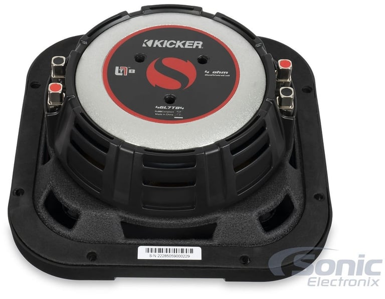 NVX VAD8402 Amplifier + (2) Kicker 8" Square Subwoofers + Belva Amp Kit Image 11