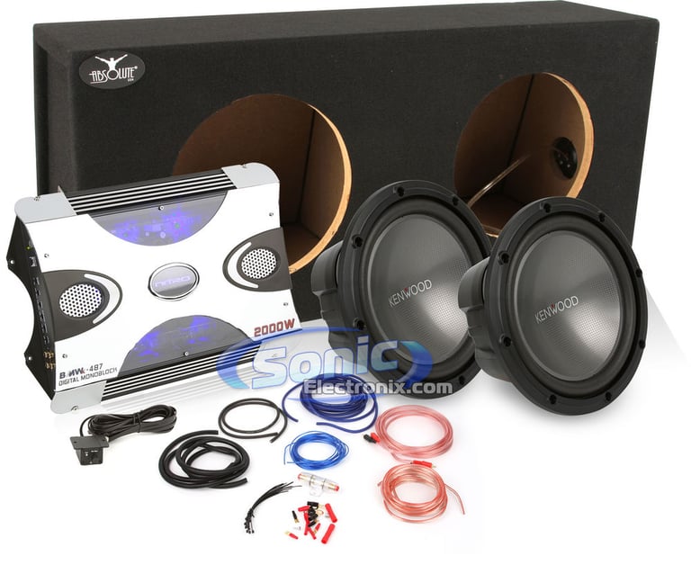 2000W Complete Kenwood + Nitro Bass Package Image 1