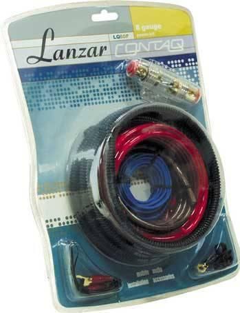 Lanzar LQ80P 8 Gauge Amp Kit Image 1