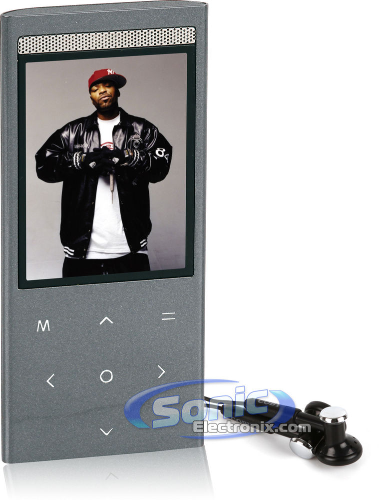 Coby MP768-4GBLK 4GB 2.4" Touchpad Video MP3 Player with Speaker and Camera - Black Image 1