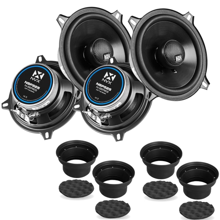 (2-Pairs) NVX NSP525 + NVX Speaker Baffles Image 1