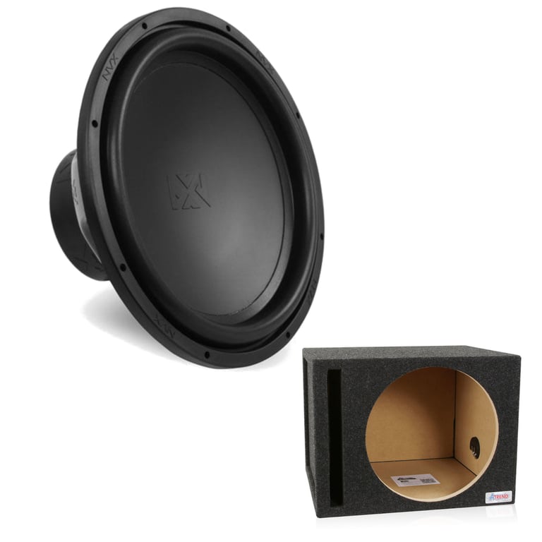 NVX VSW154v2 Subwoofer with Vented Subwoofer Enclosure Image 1
