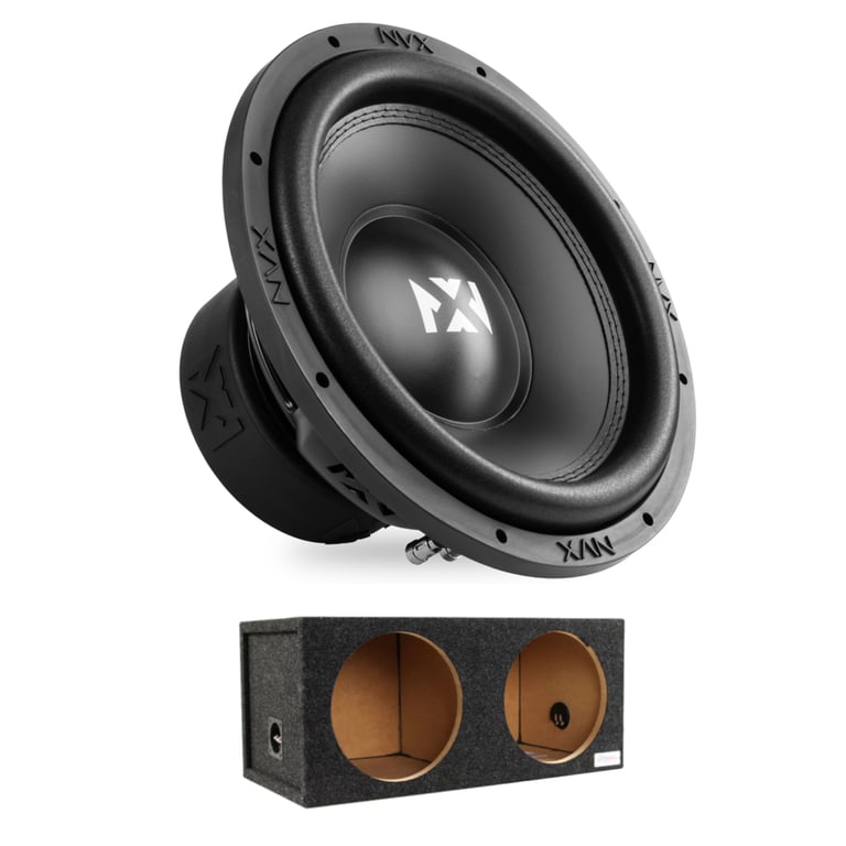 NVX VSW122v3 (VSW122 v2) + 12" Sealed Subwoofer Enclosure Image 1