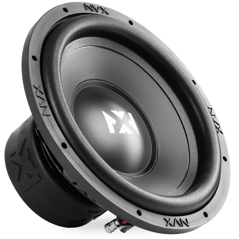 NVX NSW122v3 12" 700 Watt Car Subwoofer + MDF Sealed Enclosure Image 2