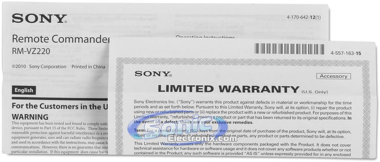 Sony RM-VZ220 Image 2