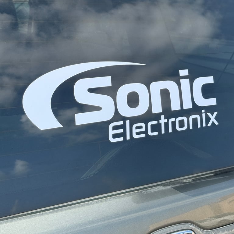 Sonic Electronix Vehicle Sticker Small Image 1