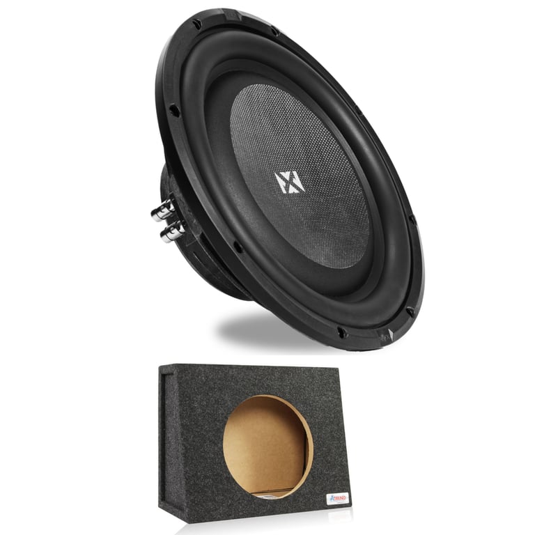 NVX SMW12D4 + 12" Sealed Truck Style Enclosure Image 1