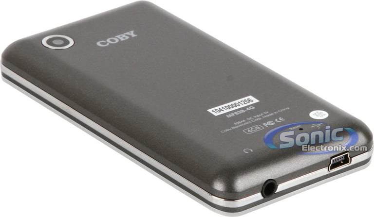 Coby MP828-4GBLK 4GB Portable 2.8" Touch Screen MP3/MP4 Video Media Player (MP828-4G Black) Image 4