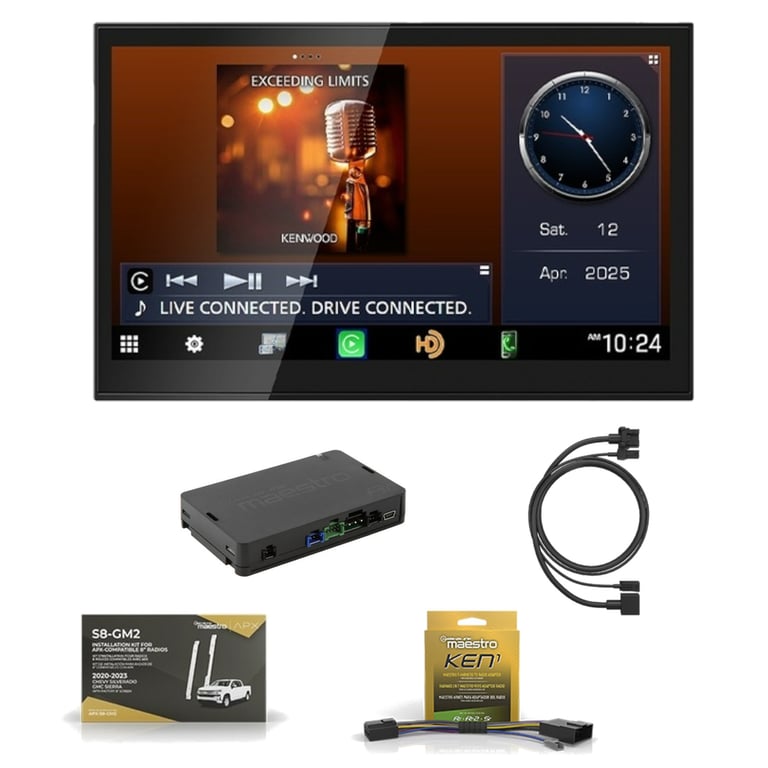 Kenwood eXcelon DAX800XR Direct Fit Digital Receiver Package Image 1