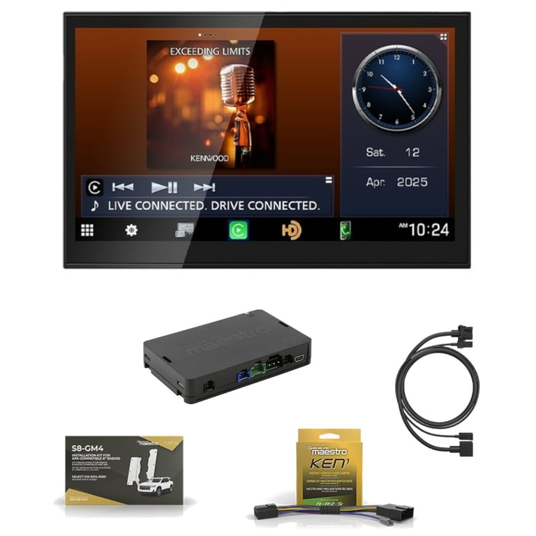 Kenwood eXcelon DAX800XR Direct Fit Digital Receiver Package Image 1