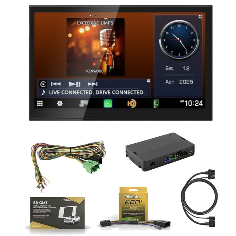 Kenwood eXcelon DAX800XR Direct Fit Digital Receiver Package Image 1