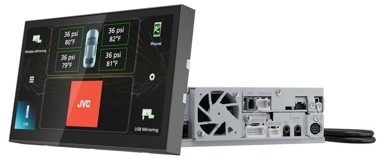 JVC KW-Z800AW Direct Fit Digital Receiver Package Image 3