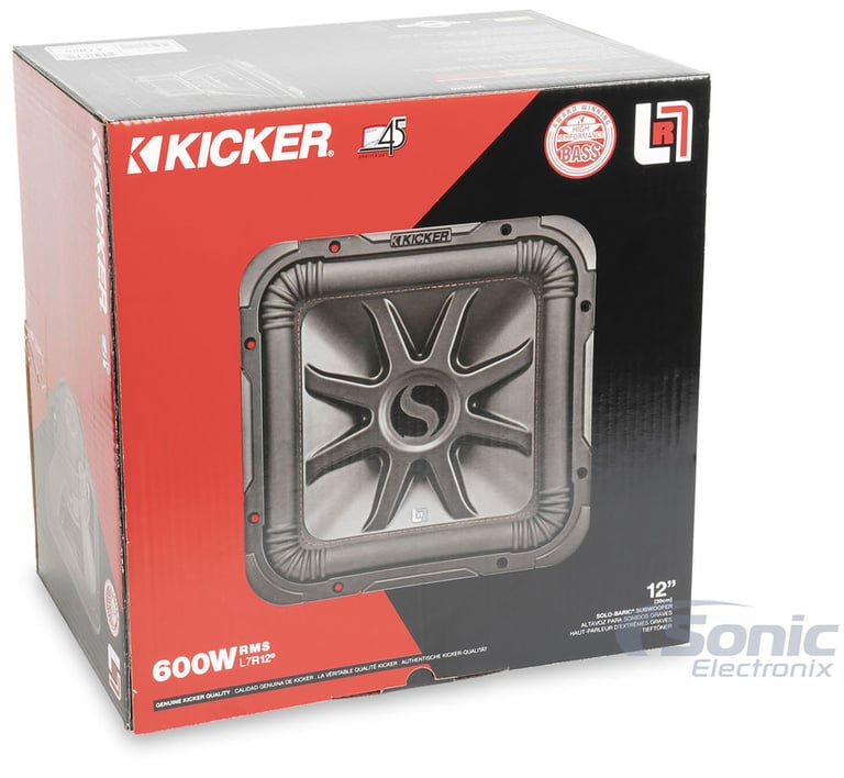 (2) Kicker 45L7R124 12" 2400W Subwoofers + Atrend 12KDV Image 6