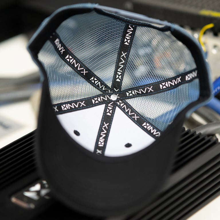 NVX Hat with Rectangular Logo Image 6