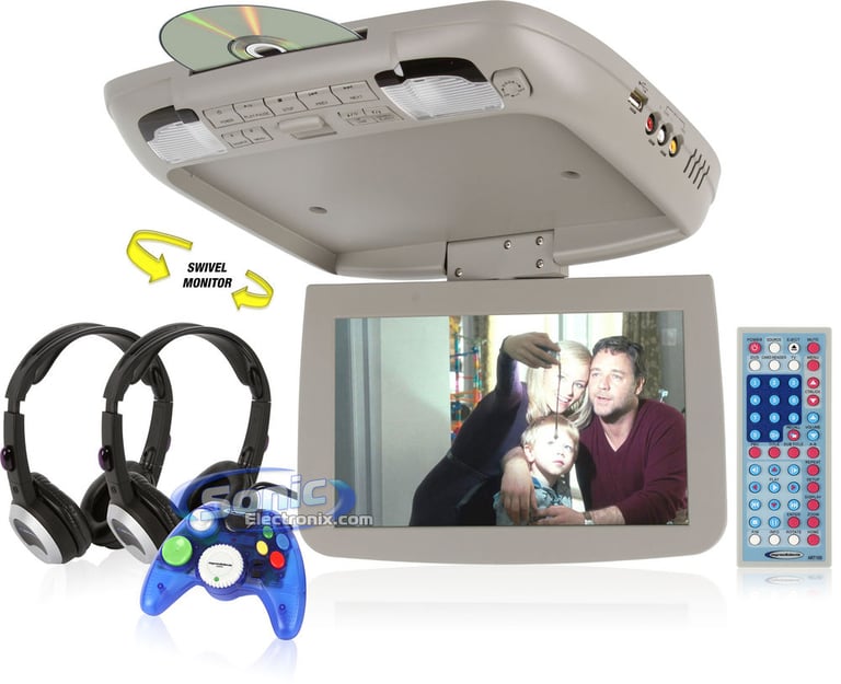 Myron & Davis SDM107 (Gray) + Headphones + Game Pad Image 1