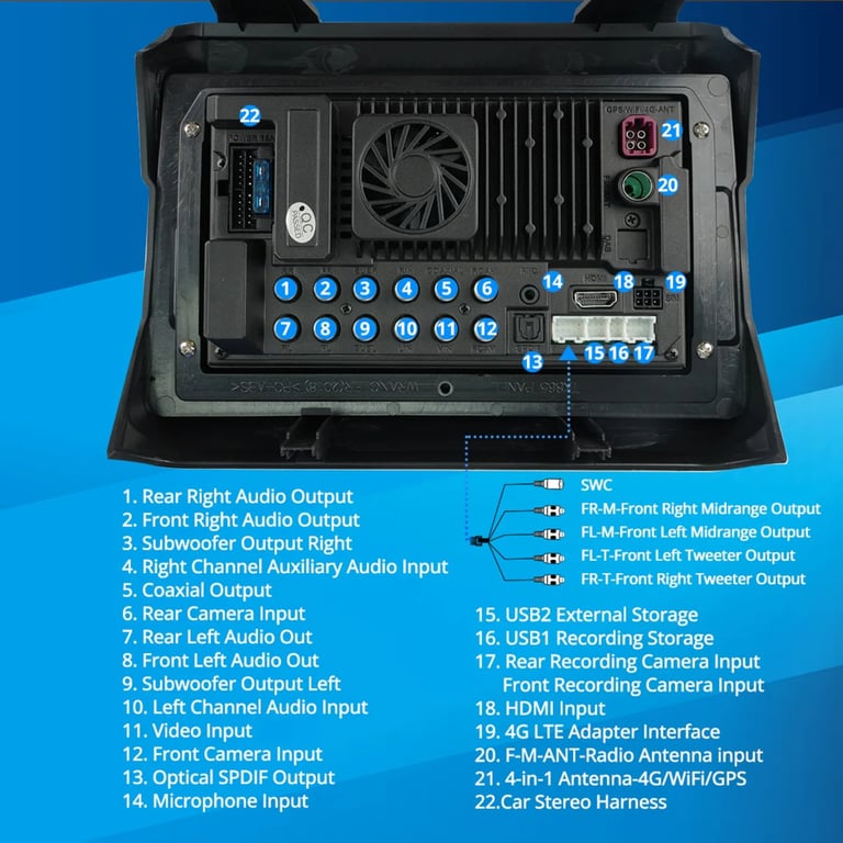 Vinland V13WR109N Custom Fit Digital Receiver Package Image 10