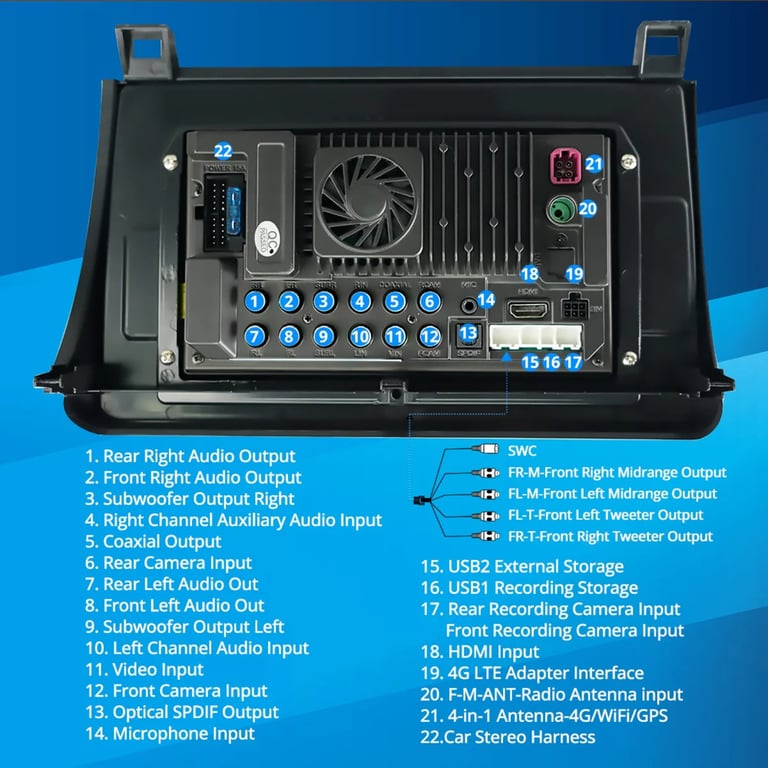 Vinland V13TU111N Custom Fit Digital Receiver Package Image 10