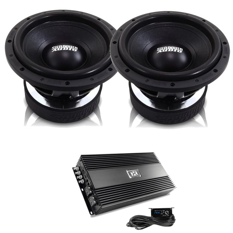 Sundown Audio UV.2 12" D4 + NVX XCA3K Image 1