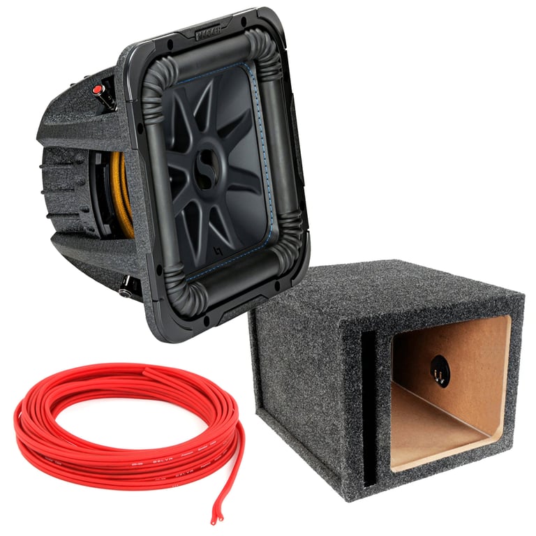 Kicker 44L7S104 with Ported Enclosure Image 1