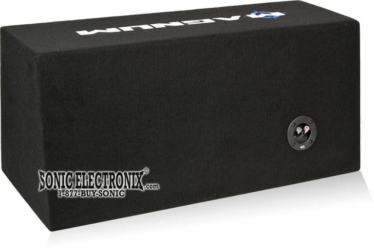 MTX Magnum MB210SP 10" 400W RMS Dual Car Loaded Subwoofer Sub Woofer+Box+Amp Kit Image 3
