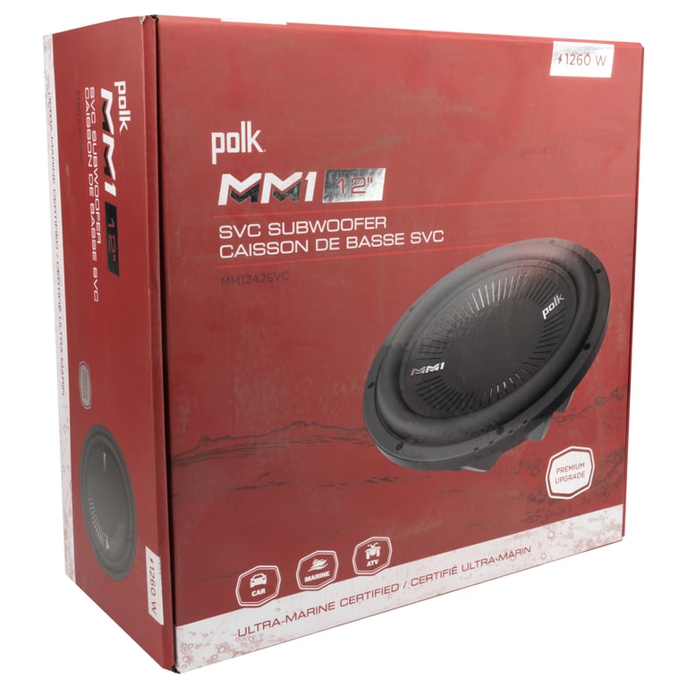 Polk Audio MM 1242 SVC (MM1242SVC) + Sealed Box & Speaker Wire! Image 14