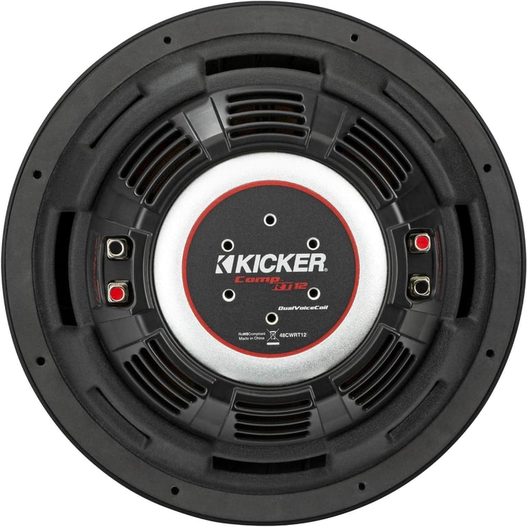 Kicker 48CWR124 12 Inch 1000 Watt 4 Ohm DVC Car Audio Stereo Subwoofer (4 Pack) Image 5